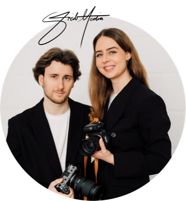 Das streilmedia-Team mit Kameras